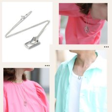 Picture Frame Necklace / 額縁 ネックレス【it's 12 midnight Original | イッツトゥエルヴミッドナイト】