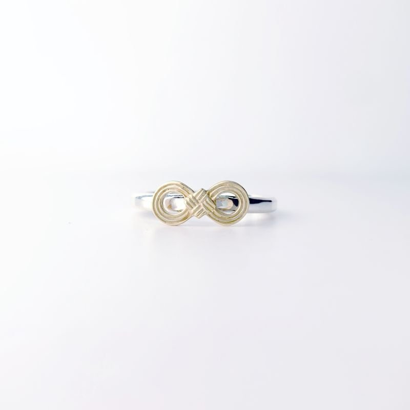 水引 指飾り 和柄 シルバー925 指輪 リング【KANAME | 金目(かなめ