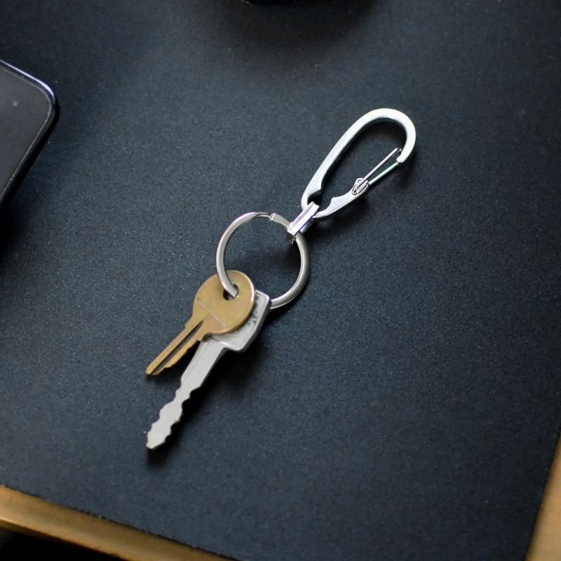 キーホルダー キーリング シルバー 925 2way ネックレス【LEPUS