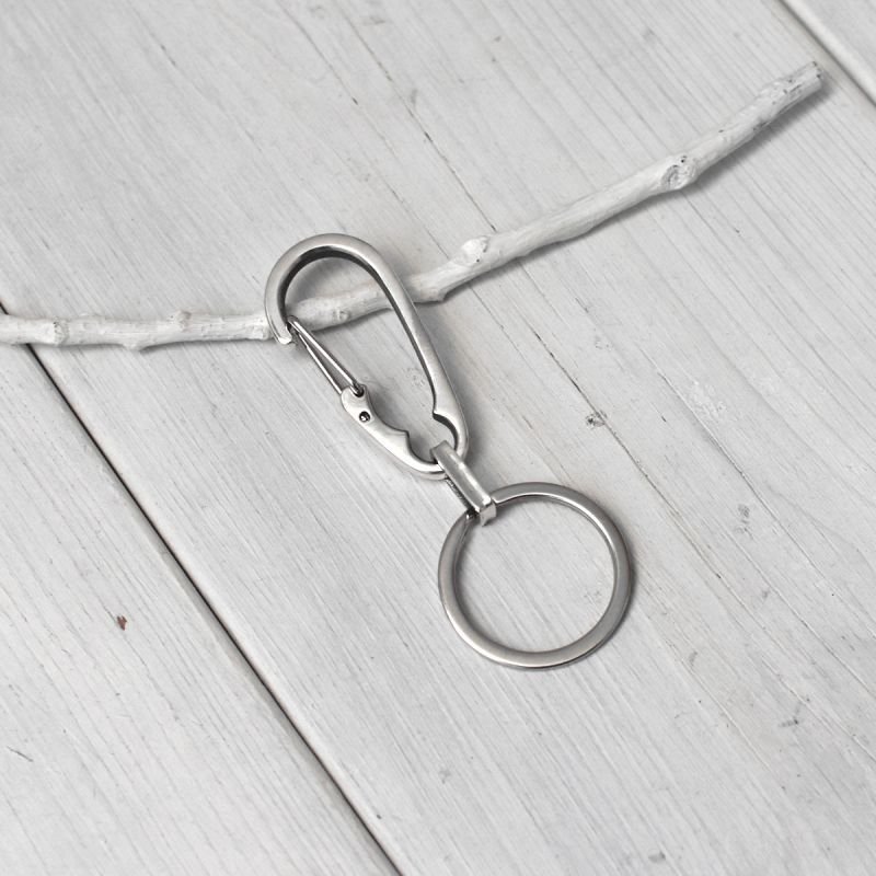 キーホルダー キーリング シルバー 925 2way ネックレス【LEPUS
