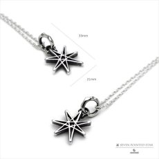 七芒星 デザイン シルバー925 ペンダント ネックレス [誕生石]【cooldust | クールダスト】
