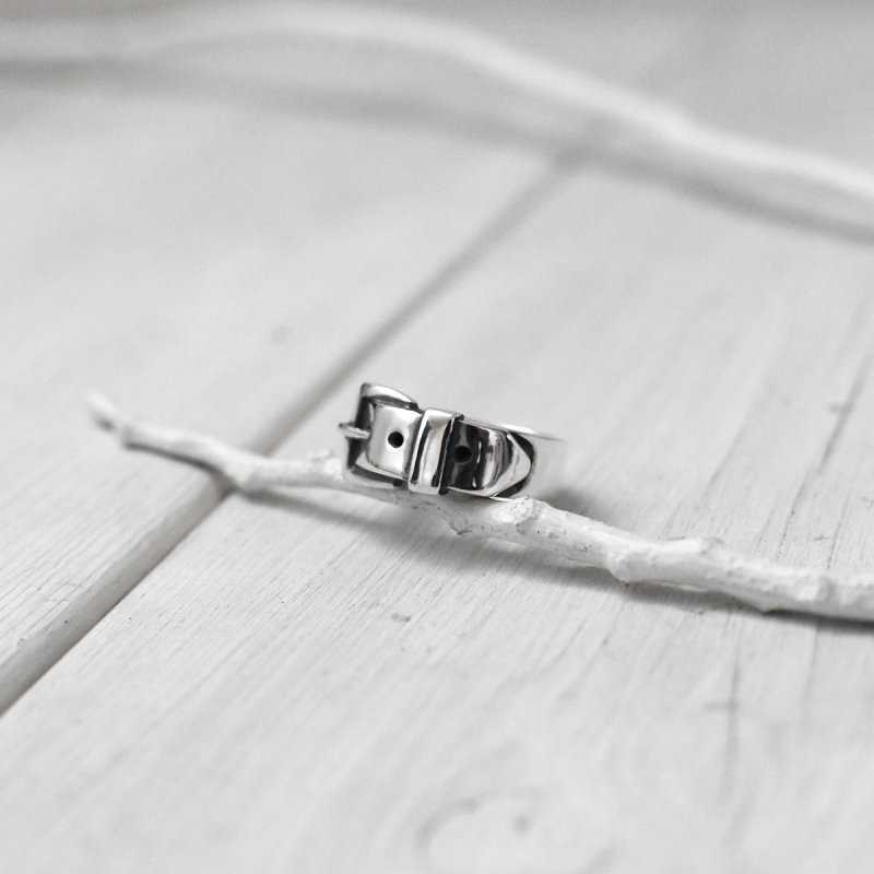 Belt Ring / ベルト リング 指輪 シルバー 925（燻し加工）【it's 12