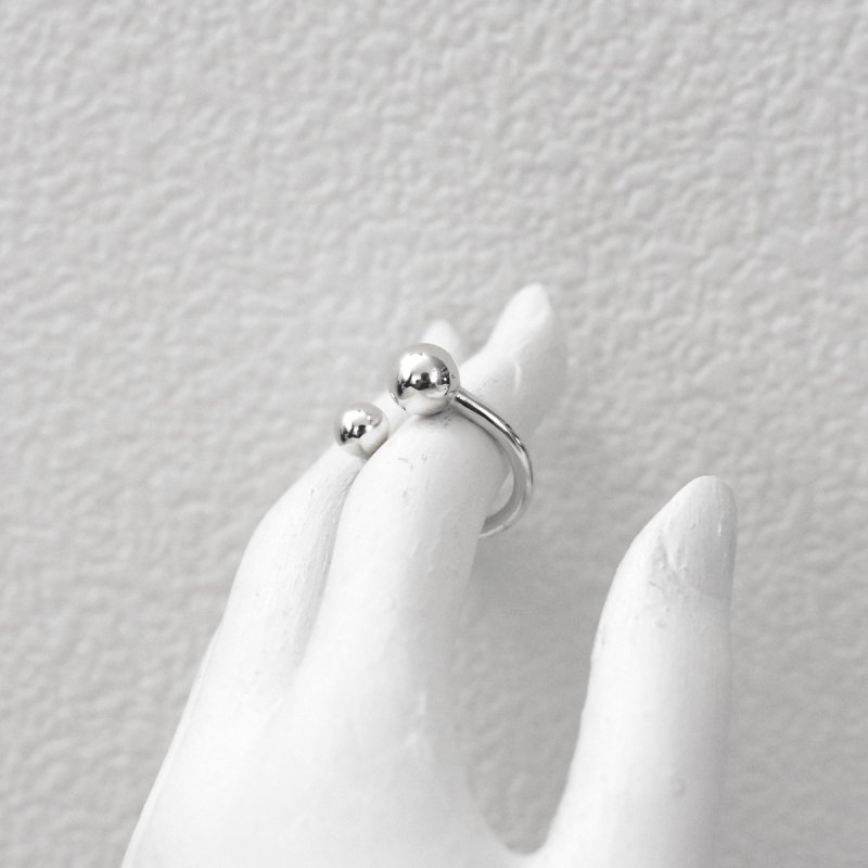Silver Two Pearls Ring / シルバー 2 パール リング 指輪 シルバー