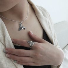 アゲハ 蝶 仮面 デザイン シルバー925 ペンダント ネックレス【Ageha|アゲハ】
