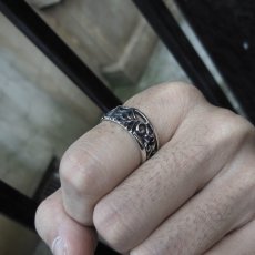 アゲハ 蝶 蜘蛛の巣 デザイン シルバー925 リング 指輪 ペア メンズ [誕生石]【Ageha|アゲハ】【コラボアイテム】