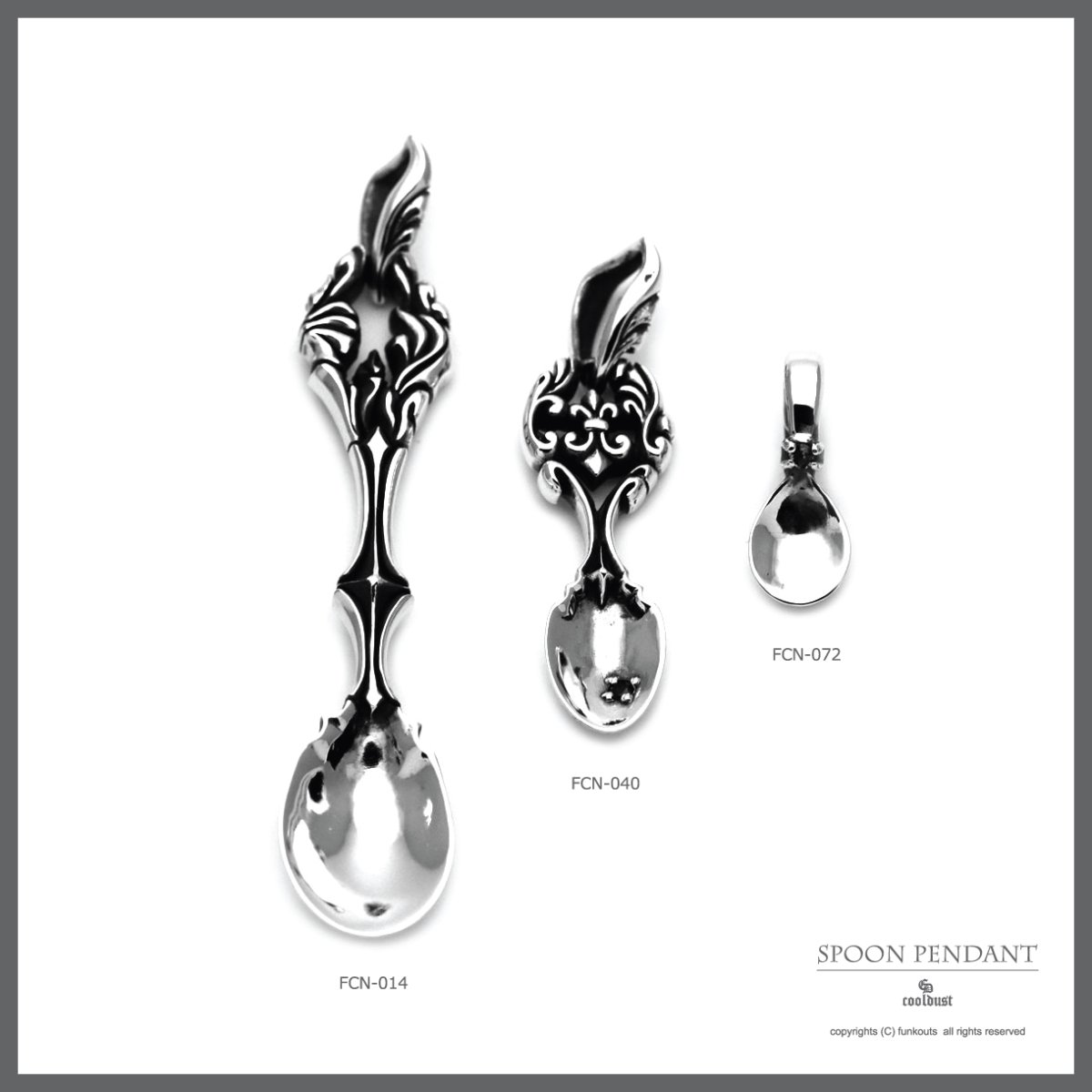 ベビースプーン シルバー925 ペンダント ネックレス [誕生石]【cooldust | クールダスト】