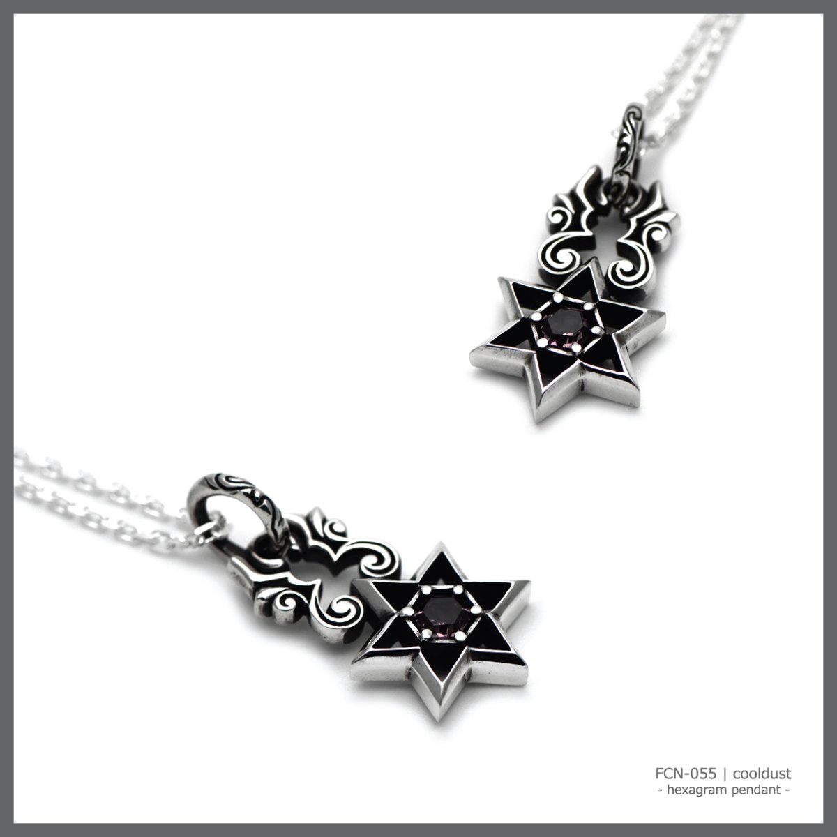 六芒星 シルバー925 ペンダント ネックレス シンセティック アレキサンドライト【cooldust | クールダスト】