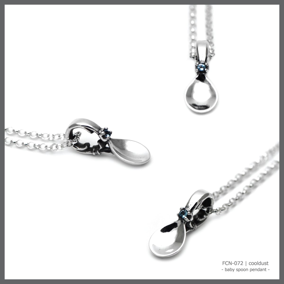 ベビースプーン シルバー925 ペンダント ネックレス [誕生石]【cooldust | クールダスト】