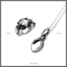 スプーンヘッド シルバー925 ペンダント ネックレス [誕生石]【cooldust | クールダスト】