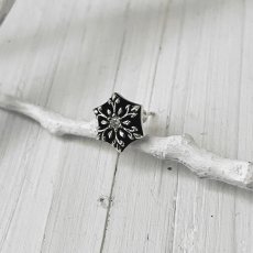 スノーフレーク 雪の結晶 モチーフ シルバー925 ピアス[誕生石]【cooldust | クールダスト】