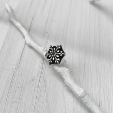 スノーフレーク 雪の結晶 モチーフ シルバー925 ピアス[誕生石]【cooldust | クールダスト】