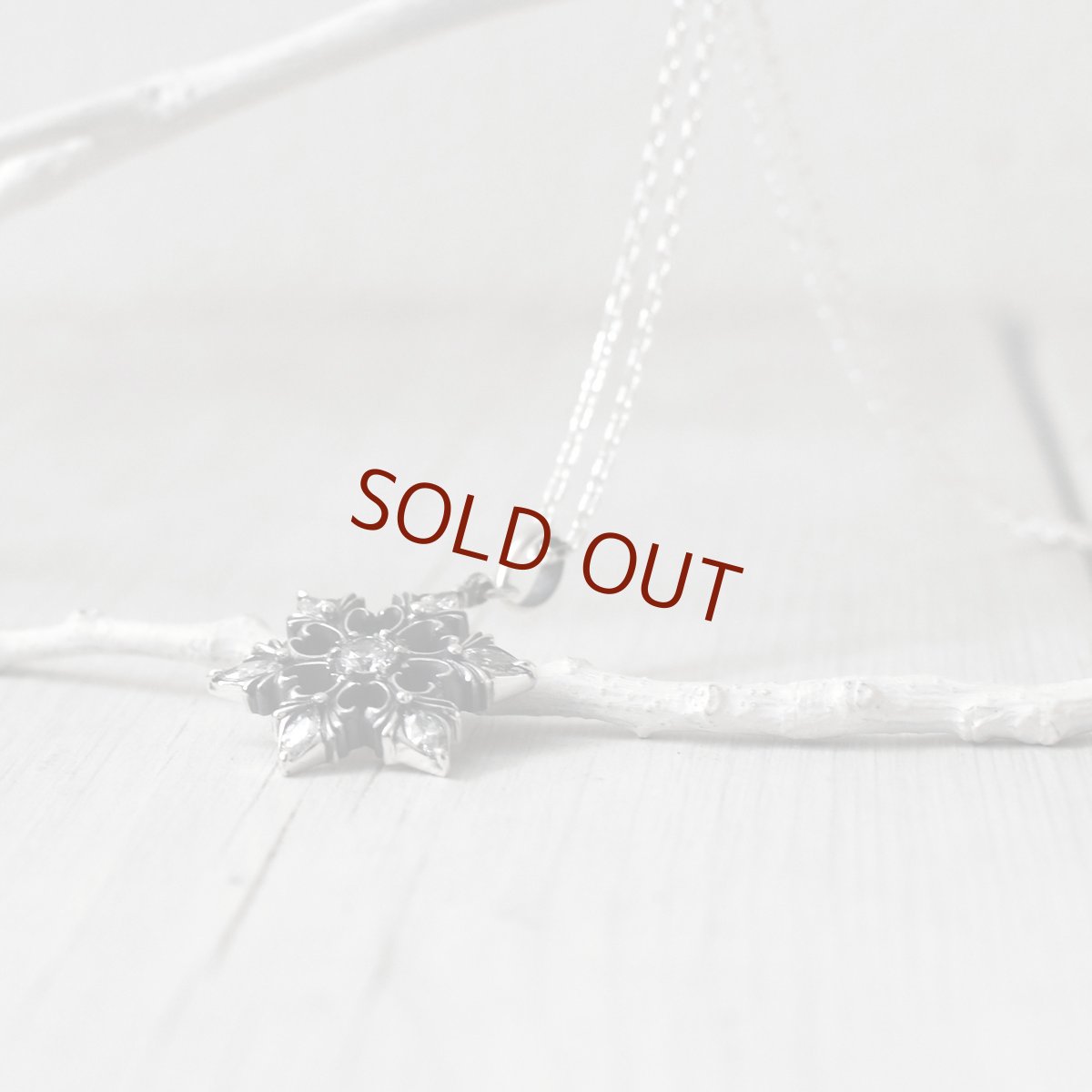 スノークリスタル 雪の結晶 シルバー925 ペンダント ネックレス【cooldust | クールダスト】