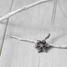 スノークリスタル 雪の結晶 シルバー925 ペンダント ネックレス【cooldust | クールダスト】