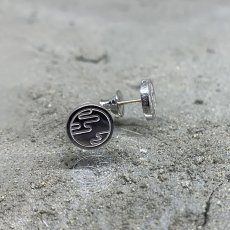 エ霞 文様 耳飾り 和柄 シルバー925 ピアス  [両耳]【KANAME | 金目(かなめ)】