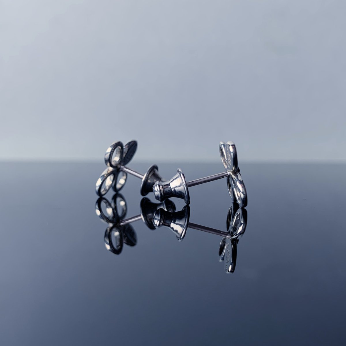 水引 文様 耳飾り 和柄 シルバー925 ピアス [両耳]【KANAME | 金目(かなめ)】