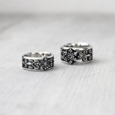 スノーフレーク 雪の結晶 デザイン シルバー925 リング 指輪 [誕生石]【cooldust | クールダスト】
