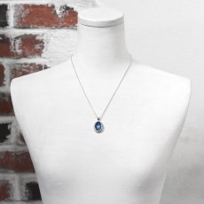 切子 菊花紋 首飾り 和柄 シルバー925 ペンダント ネックレス【KANAME | 金目(かなめ)】