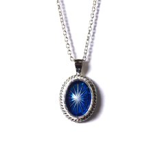切子 菊花紋 首飾り 和柄 シルバー925 ペンダント ネックレス【KANAME | 金目(かなめ)】