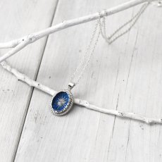 切子 菊花紋 首飾り 和柄 シルバー925 ペンダント ネックレス【KANAME | 金目(かなめ)】
