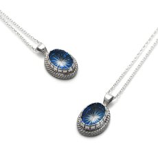 切子 菊花紋 首飾り 和柄 シルバー925 ペンダント ネックレス【KANAME | 金目(かなめ)】