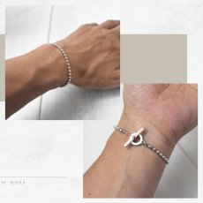 BALL CHAIN BRACELT 3.0mm (WOMEN'S) / ボール チェーン ブレスレット シルバー925【it's 12 midnight Original | イッツトゥエルヴミッドナイト】