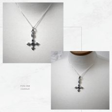 逆十字 クロス デザイン シルバー 925 ペンダント ネックレス【cooldust | クールダスト】