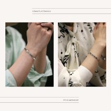 4.5mm Flat Bangle / フラット バングル シルバー 925【it's 12 midnight Original | イッツトゥエルヴミッドナイト】