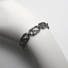 クロス デザイン シルバー 925 ブレスレット エメラルド【LEPUS | レプス】