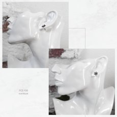 雪の結晶 スノーフレーク デザイン シルバー925 ピアス【cooldust | クールダスト】