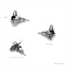 雪塵 モチーフ シルバー 925 ピアス【cooldust | クールダスト】