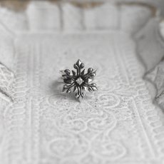 スノーフレーク 雪の結晶 デザイン シルバー 925 リング 指輪【cooldust | クールダスト】