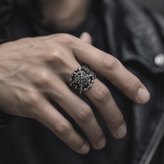 スノーフレーク 雪の結晶 デザイン シルバー 925 リング 指輪【カスタム】【cooldust | クールダスト】