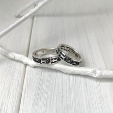 結 クロス デザイン シルバー リング 指輪