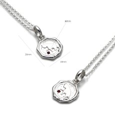 猫 シーリングスタンプ シルバー 925 ペンダント ネックレス