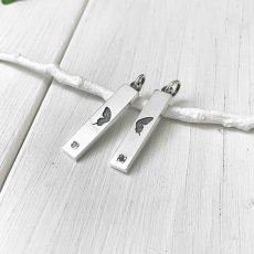 アゲハ 蝶 シンプルプレート シルバー 925 ペンダント ネックレス