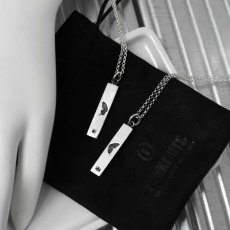 アゲハ 蝶 シンプルプレート シルバー 925 ペンダント ネックレス