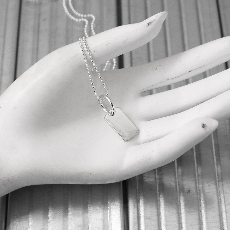 DOGTAG NECKLACE / ドッグタグ ネックレス シルバー925【it's 12