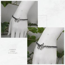 KIHEI CHAIN BRACELT 5.0mm OX with Apple / 喜平 チェーン ブレスレット アップル ( 燻し ) 【it's 12 midnight Original | イッツトゥエルヴミッドナイト】