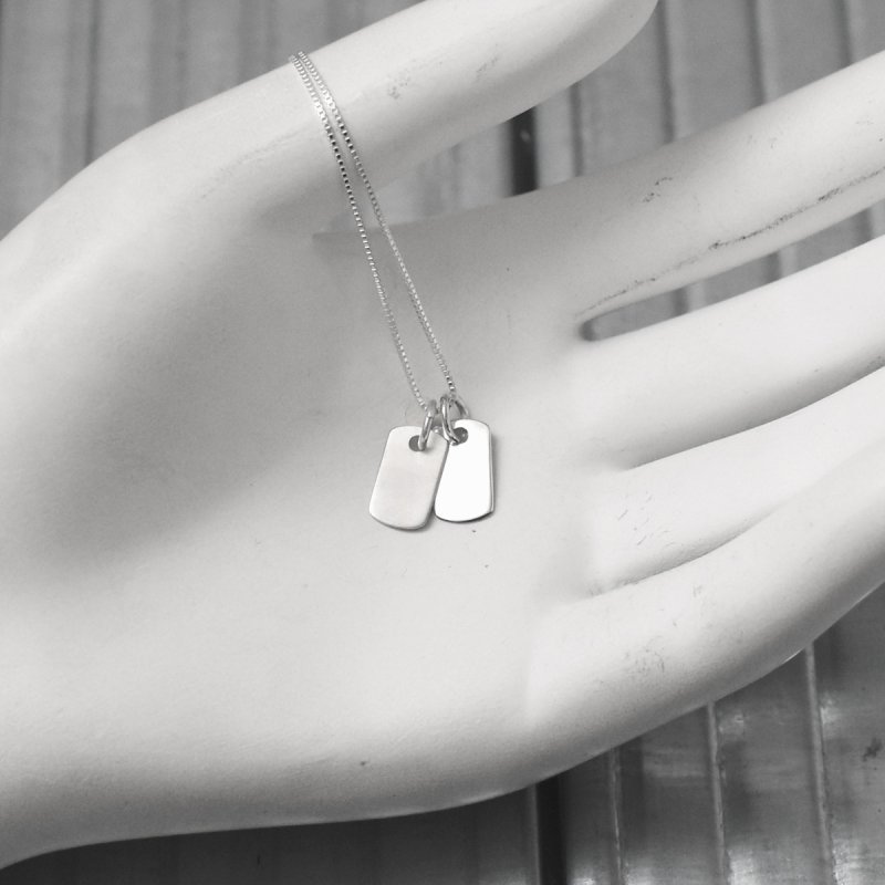 TINY TAG NECKLACE / タイニー タグ ネックレス シルバー 925【it's 12