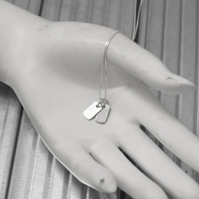 TINY TAG NECKLACE / タイニー タグ ネックレス シルバー 925【it's 12