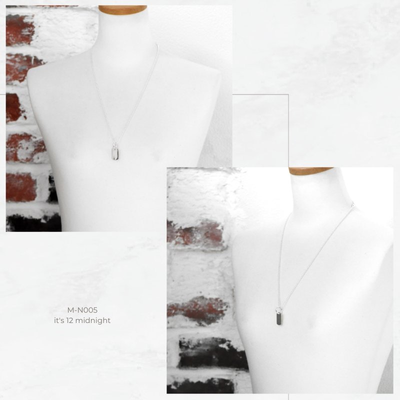 AU750 ダッグタグスタイル ネックレス 45cm DOGTAG NECKLACE / ドッグタグ ネックレス シルバー925【it's 12