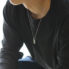 DOGTAG NECKLACE / ドッグタグ ネックレス シルバー925【it's 12 midnight Original | イッツトゥエルヴミッドナイト】