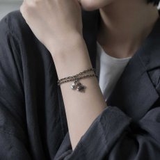 逆十字 チャーム シルバー 925 チェーン ブレスレット【cooldust | クールダスト】