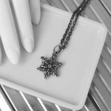 ユリ スノーフレーク 雪の結晶 デザイン シルバー925 ペンダント ネックレス【cooldust | クールダスト】