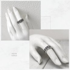 スノーフレーク 雪の結晶 デザイン シルバー925 リング 指輪 [誕生石]【cooldust | クールダスト】