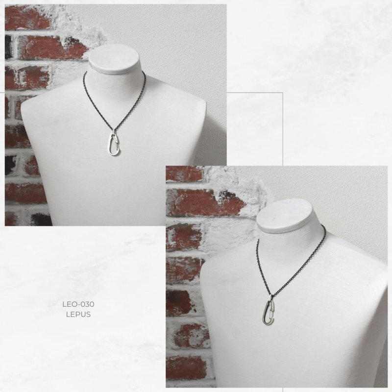 キーホルダー キーリング シルバー 925 2way ネックレス【LEPUS