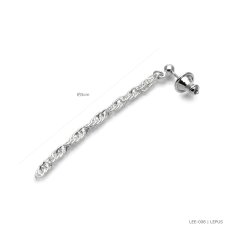フレンチロープチェーンピアス シルバー925【LEPUS | レプス】