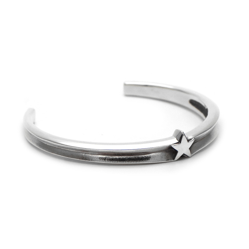 新品 QUETZAL スタッズ バングル シルバー 燻し GOTHIC 舶来堂